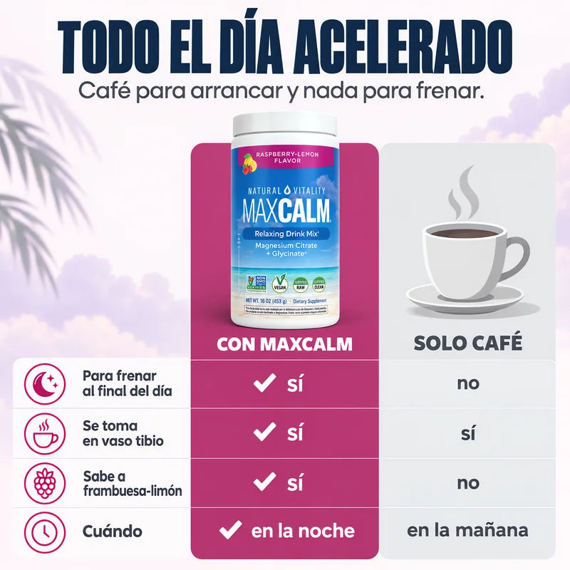 Café para arrancar el día y nada para frenarlo.